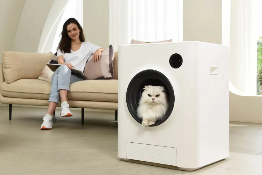 automatic cat litter cleaner